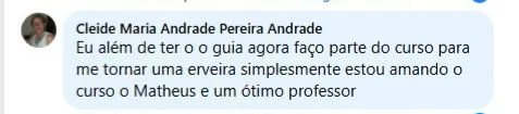 Depoimento real de aluno 9