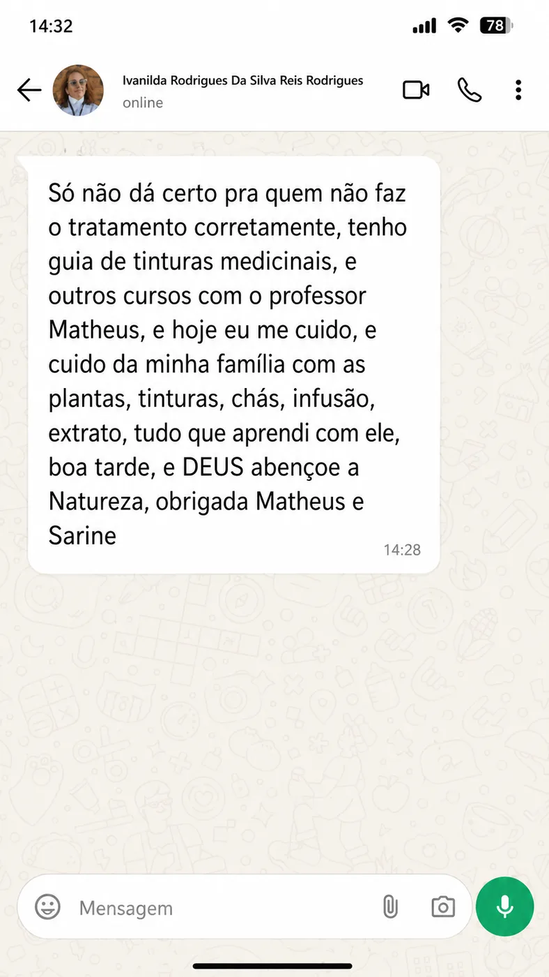 Depoimento real de aluno 3